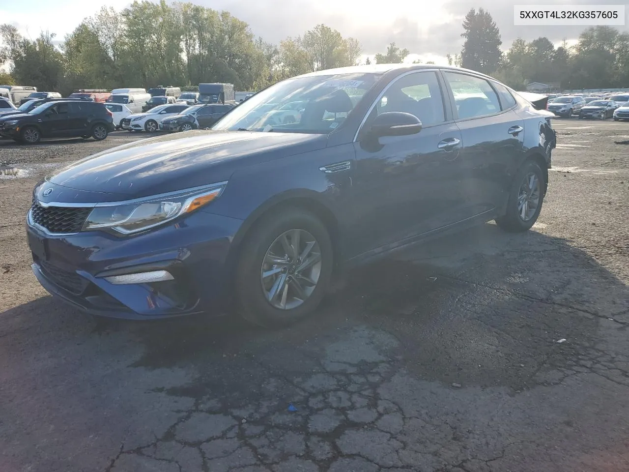 2019 Kia Optima Lx VIN: 5XXGT4L32KG357605 Lot: 76616264