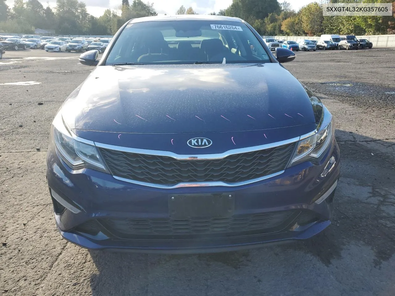 5XXGT4L32KG357605 2019 Kia Optima Lx