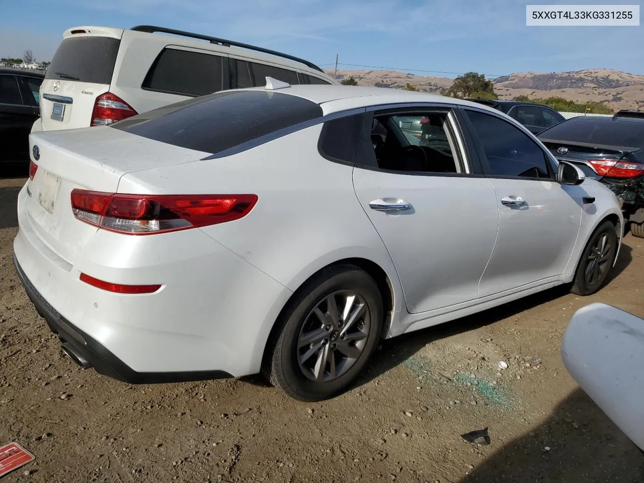 2019 Kia Optima Lx VIN: 5XXGT4L33KG331255 Lot: 76621834