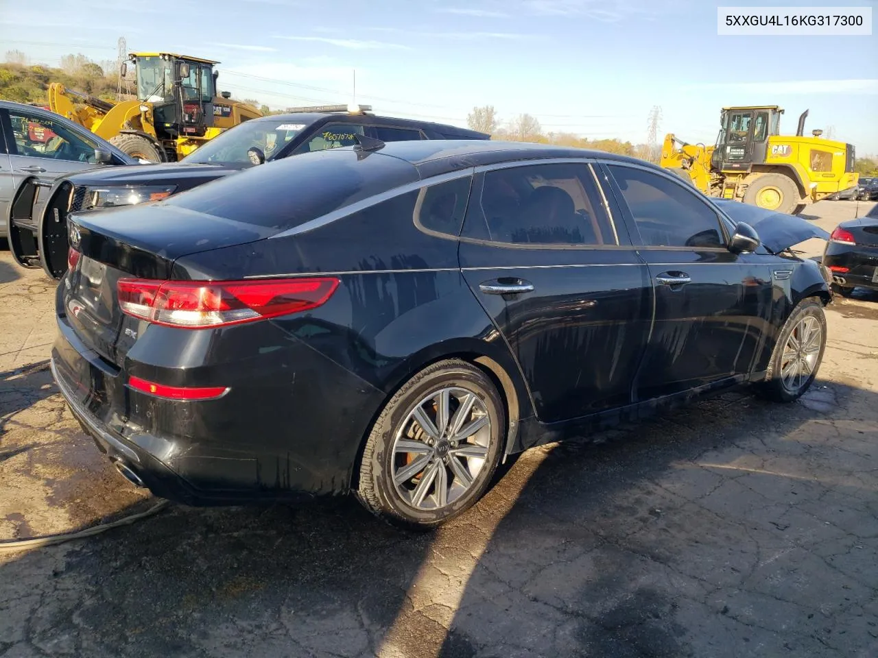 2019 Kia Optima Ex VIN: 5XXGU4L16KG317300 Lot: 76633484