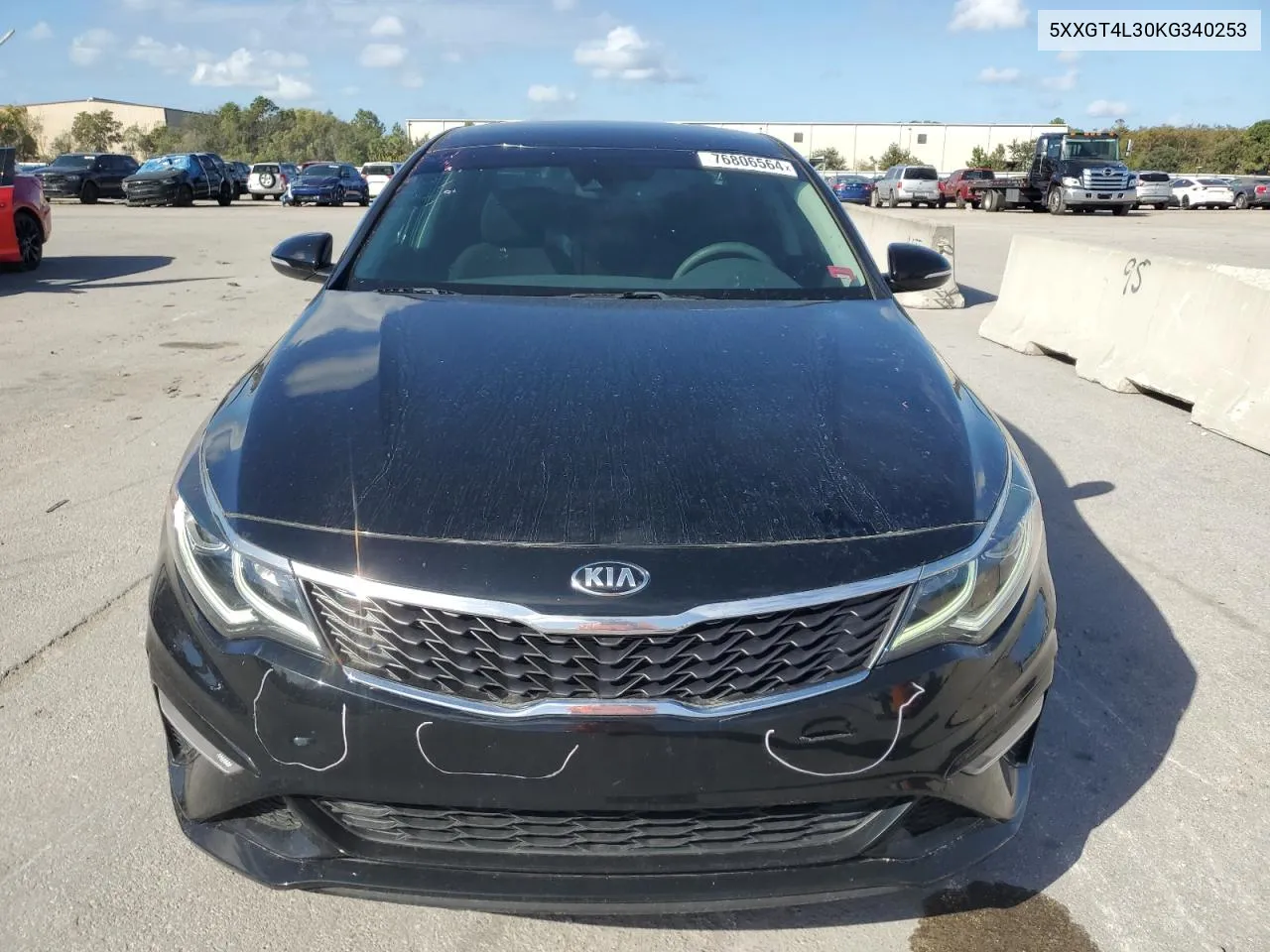 2019 Kia Optima Lx VIN: 5XXGT4L30KG340253 Lot: 76806564