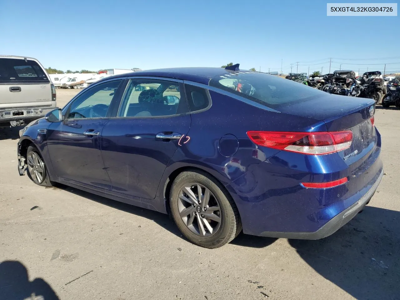 2019 Kia Optima Lx VIN: 5XXGT4L32KG304726 Lot: 76829024