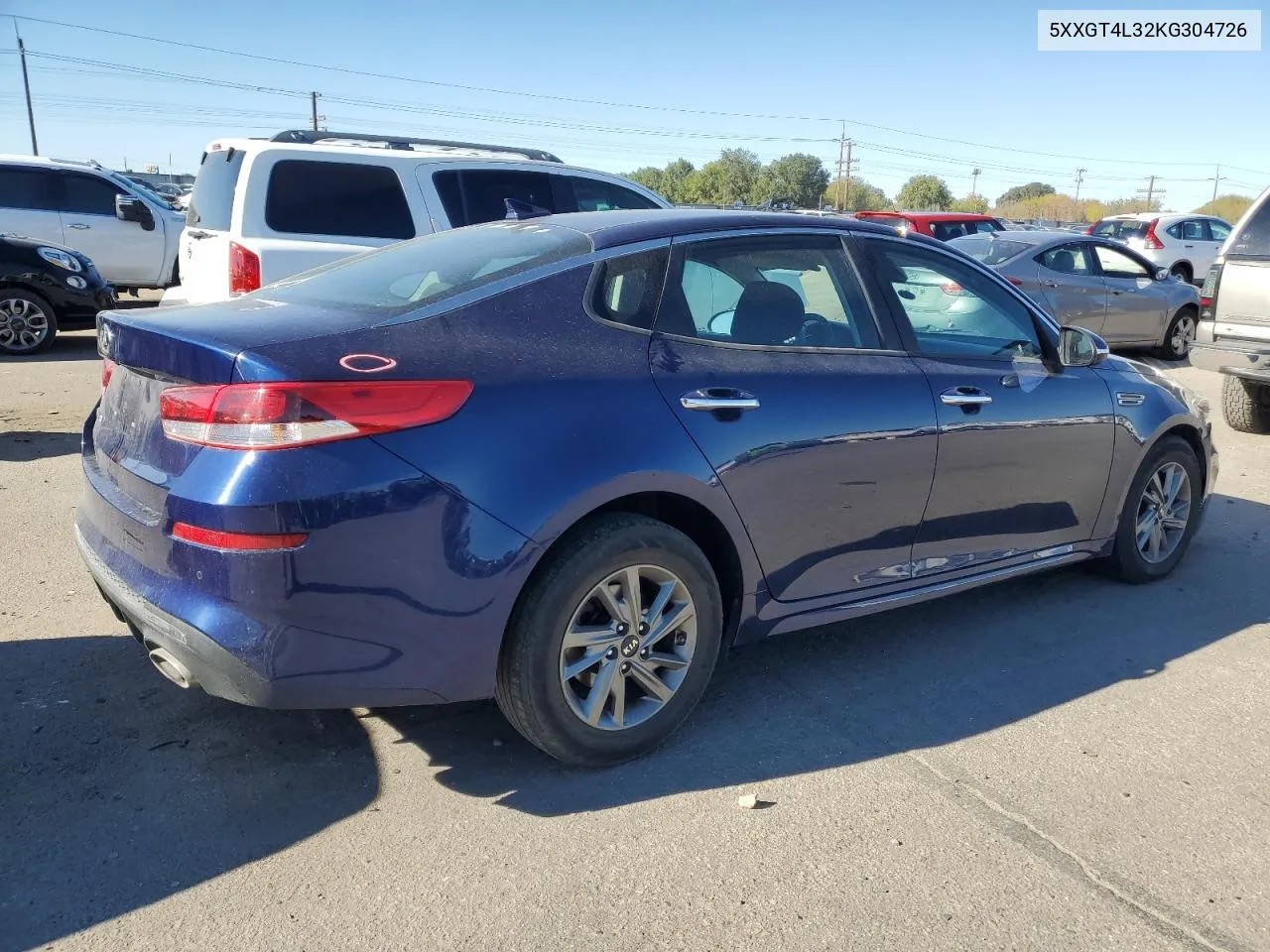 2019 Kia Optima Lx VIN: 5XXGT4L32KG304726 Lot: 76829024