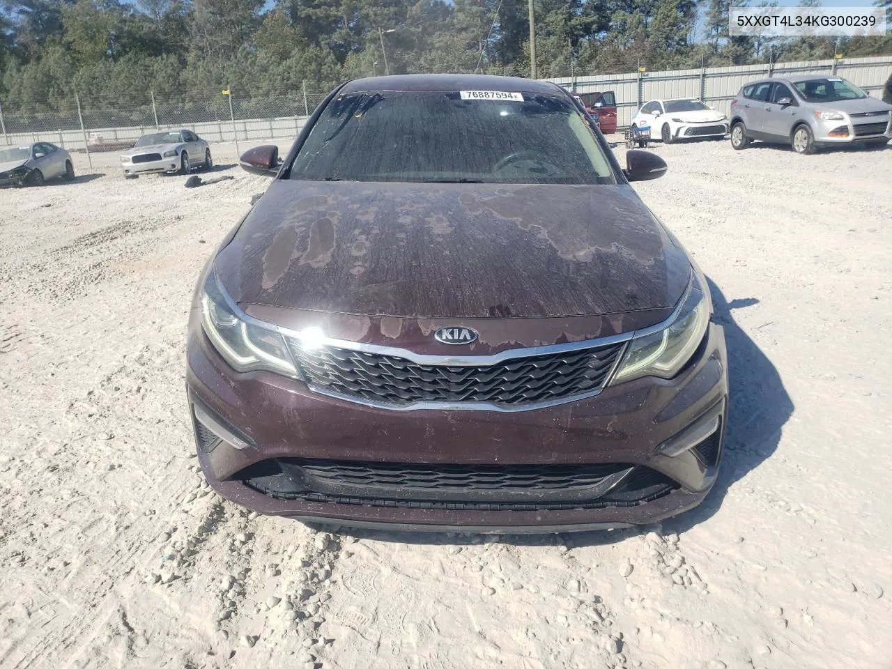 5XXGT4L34KG300239 2019 Kia Optima Lx