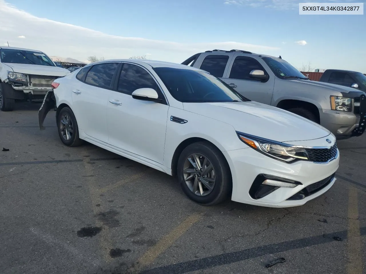 2019 Kia Optima Lx VIN: 5XXGT4L34KG342877 Lot: 76982034