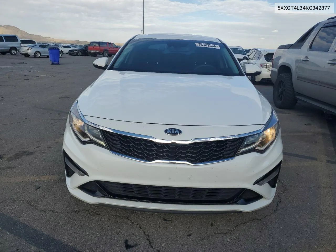 2019 Kia Optima Lx VIN: 5XXGT4L34KG342877 Lot: 76982034