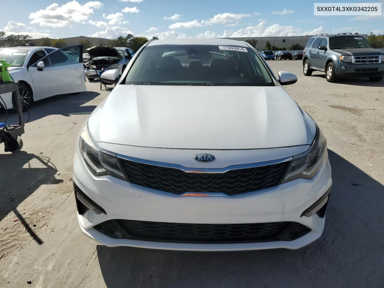 2019 Kia Optima Lx VIN: 5XXGT4L3XKG342205 Lot: 77099914