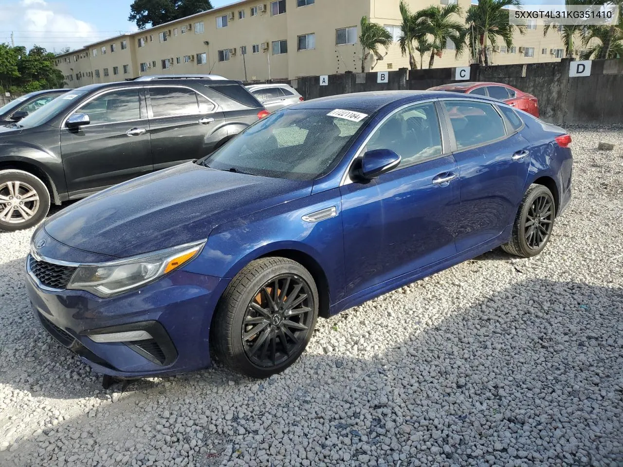 2019 Kia Optima Lx VIN: 5XXGT4L31KG351410 Lot: 77221184