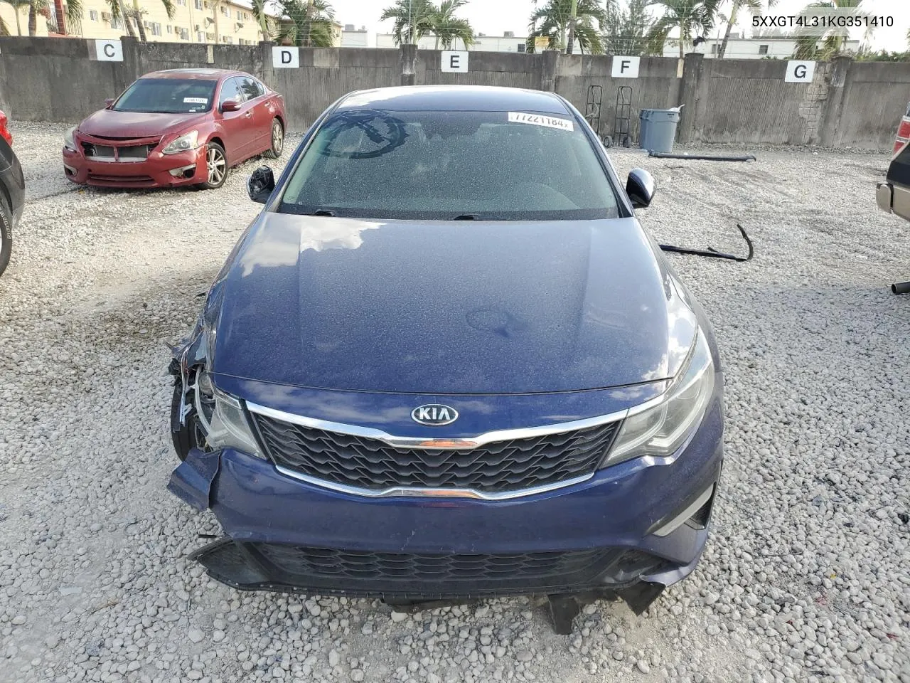 5XXGT4L31KG351410 2019 Kia Optima Lx