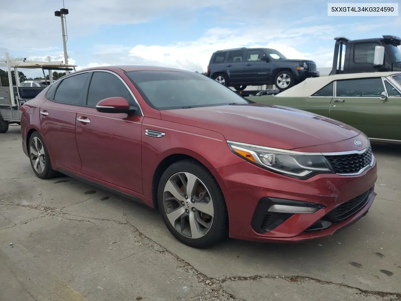 2019 Kia Optima Lx VIN: 5XXGT4L34KG324590 Lot: 77257024