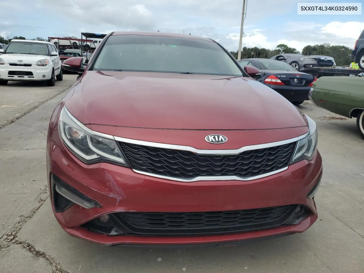 2019 Kia Optima Lx VIN: 5XXGT4L34KG324590 Lot: 77257024