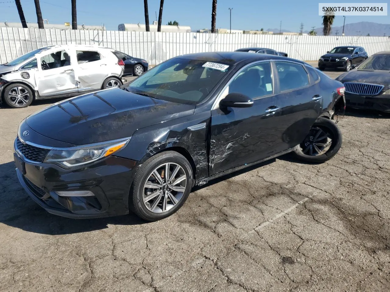 2019 Kia Optima Lx VIN: 5XXGT4L37KG374514 Lot: 77367294