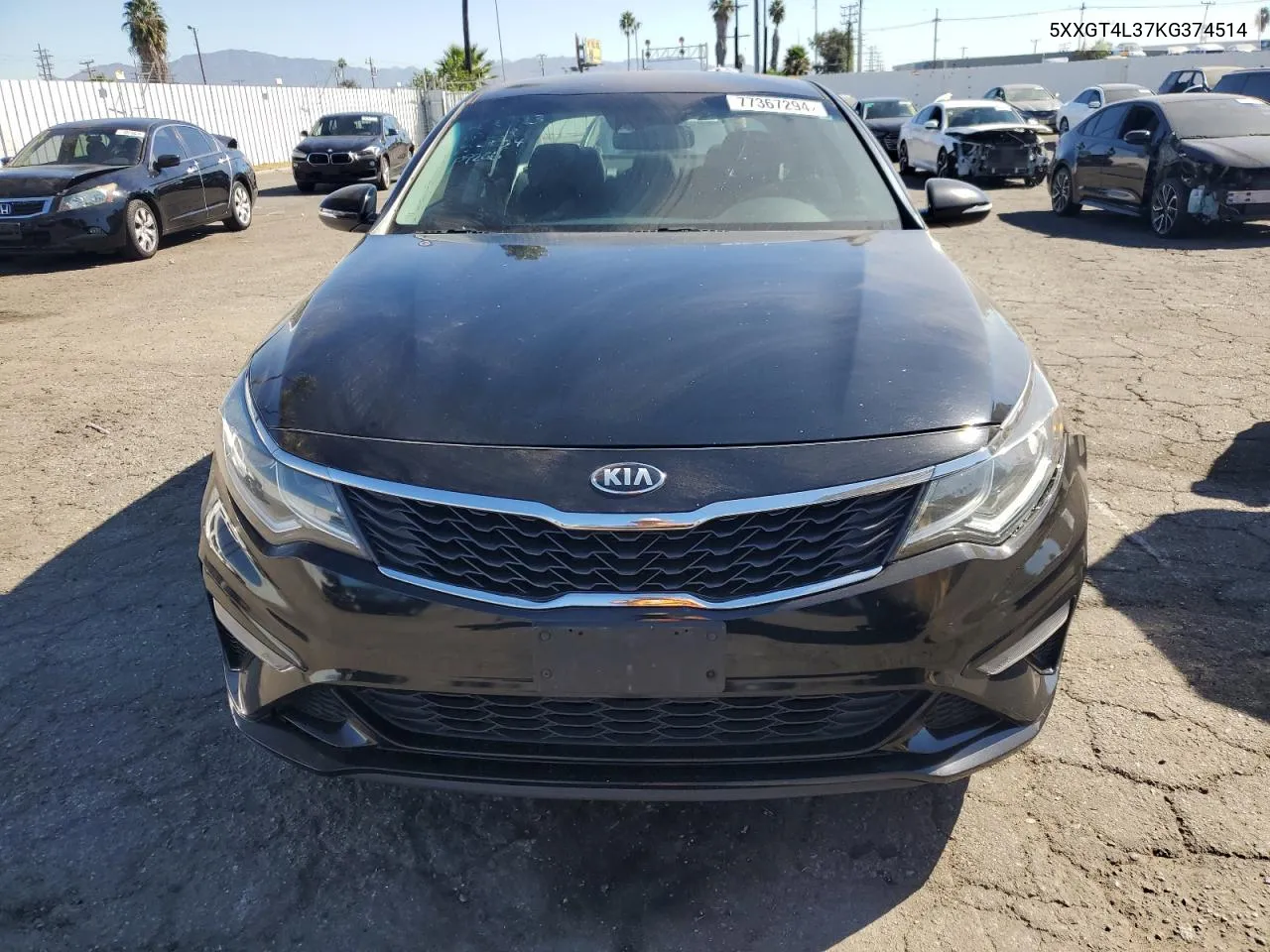 5XXGT4L37KG374514 2019 Kia Optima Lx