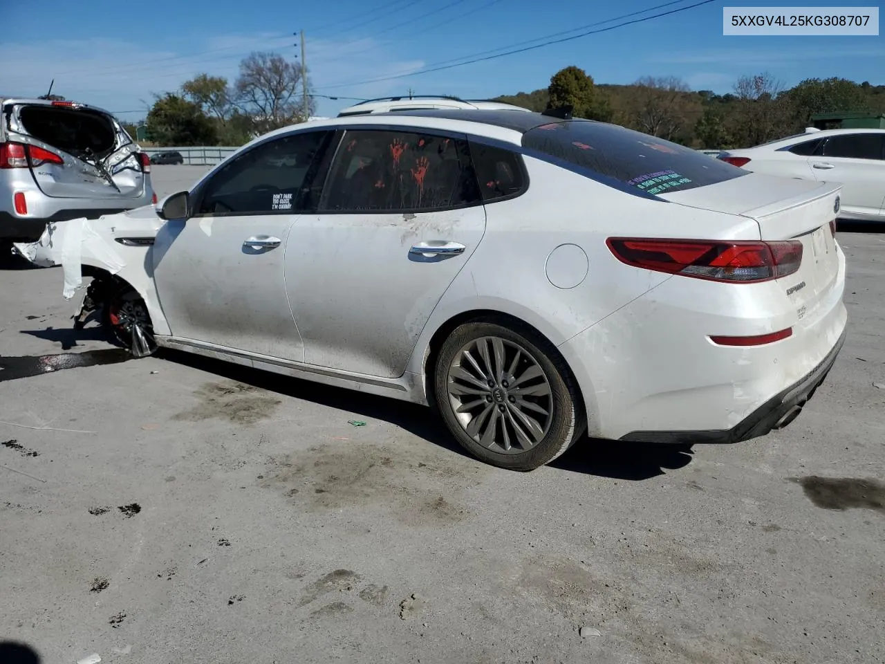 2019 Kia Optima Sxl VIN: 5XXGV4L25KG308707 Lot: 77413844