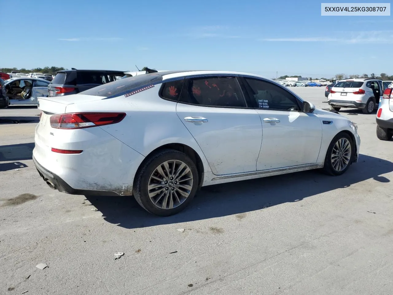 2019 Kia Optima Sxl VIN: 5XXGV4L25KG308707 Lot: 77413844