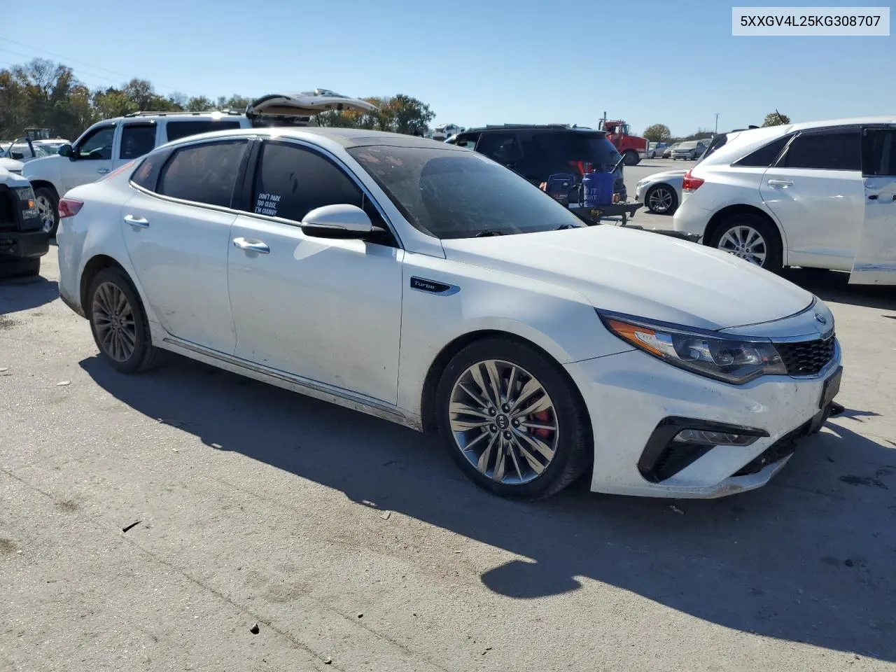 2019 Kia Optima Sxl VIN: 5XXGV4L25KG308707 Lot: 77413844