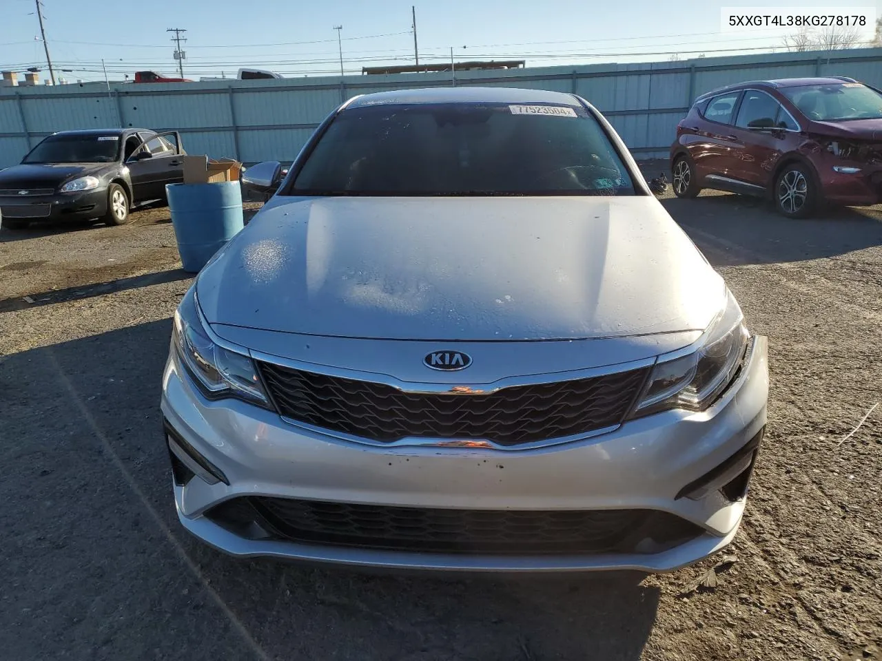 2019 Kia Optima Lx VIN: 5XXGT4L38KG278178 Lot: 77523504