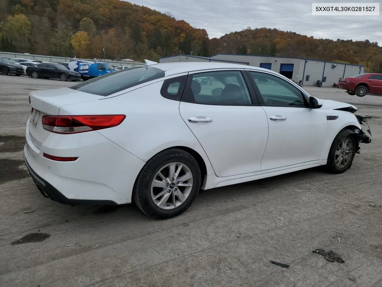 2019 Kia Optima Lx VIN: 5XXGT4L30KG281527 Lot: 77570194