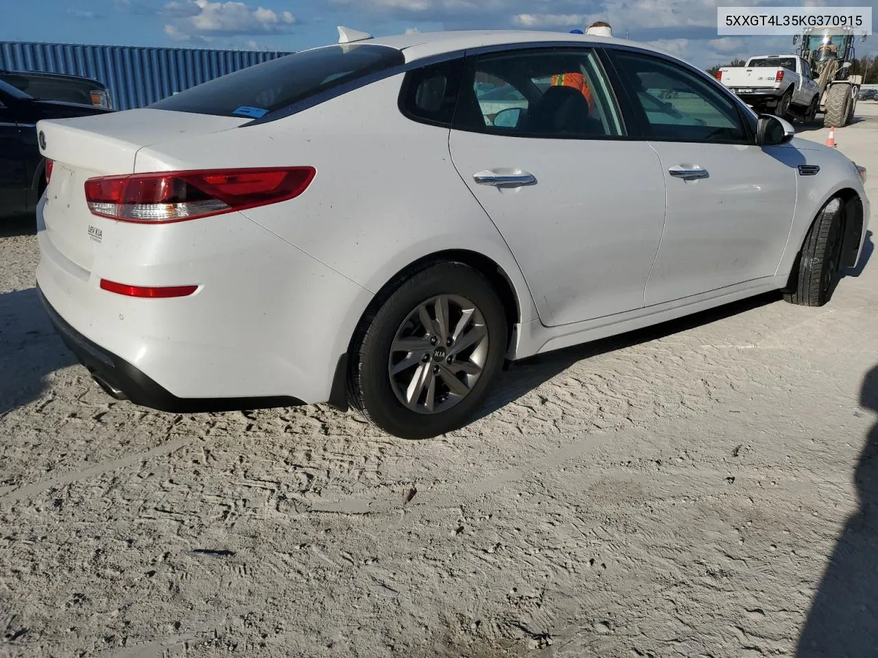 2019 Kia Optima Lx VIN: 5XXGT4L35KG370915 Lot: 77675244