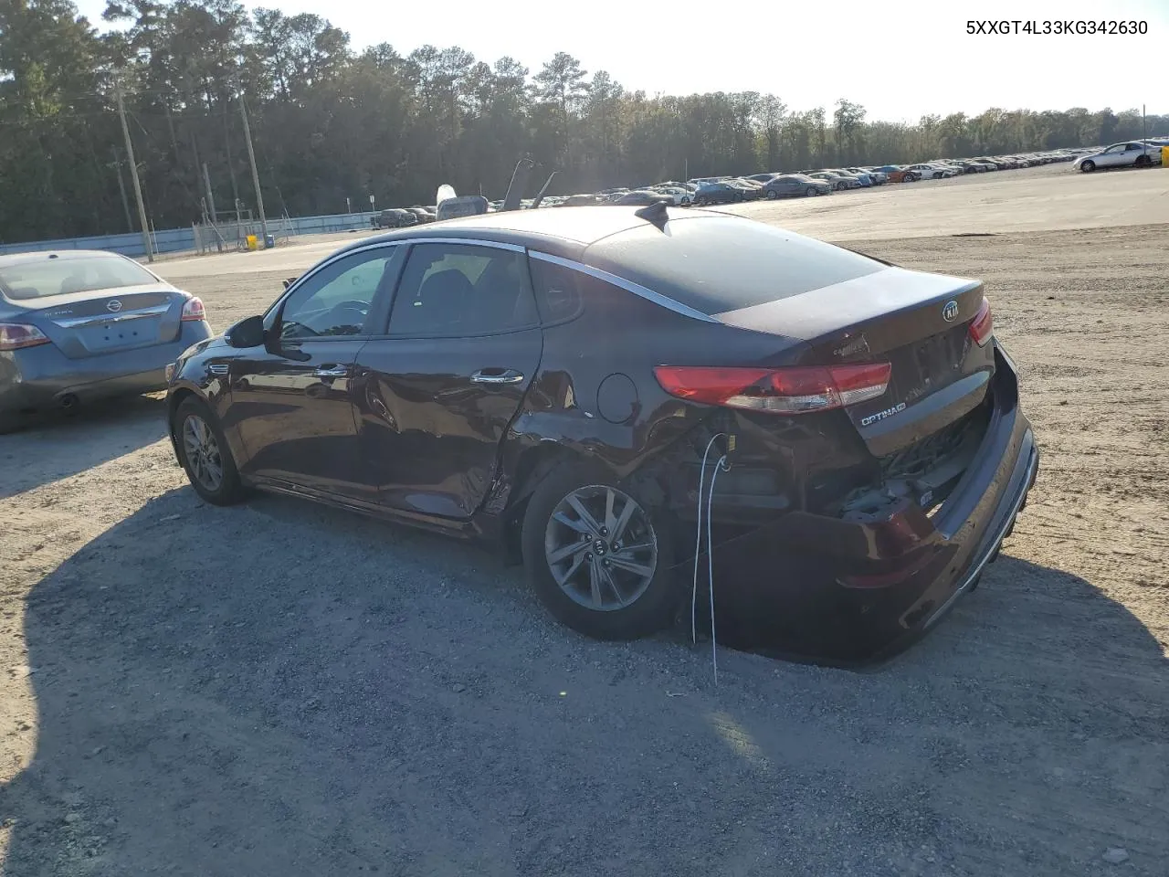 2019 Kia Optima Lx VIN: 5XXGT4L33KG342630 Lot: 77761354