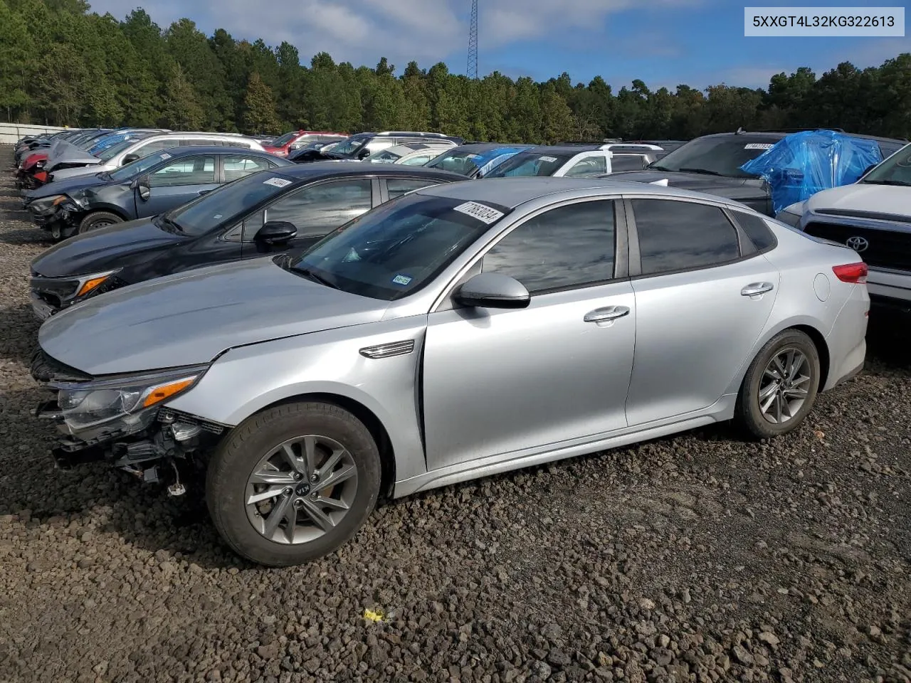 2019 Kia Optima Lx VIN: 5XXGT4L32KG322613 Lot: 77863034