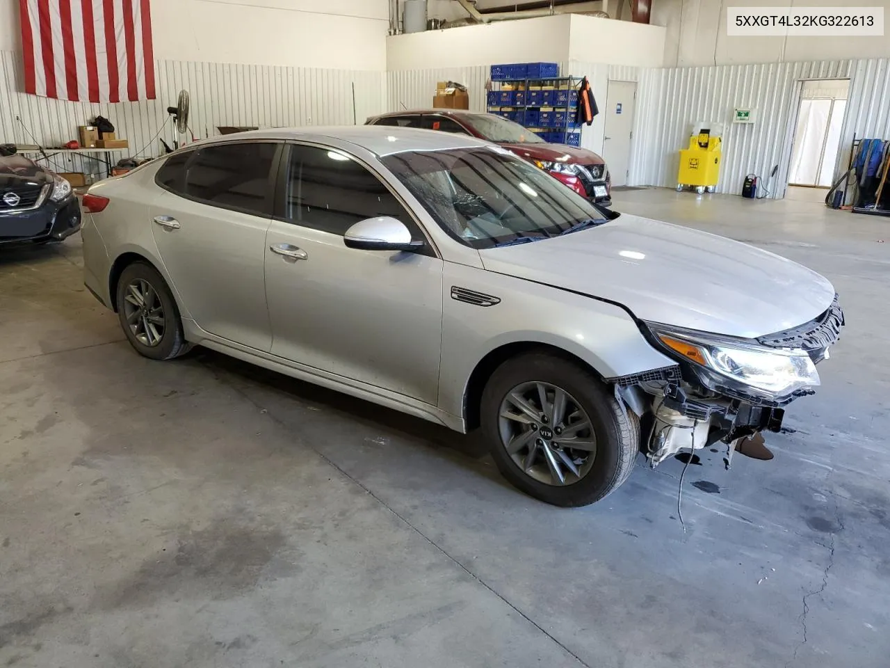 2019 Kia Optima Lx VIN: 5XXGT4L32KG322613 Lot: 77863034