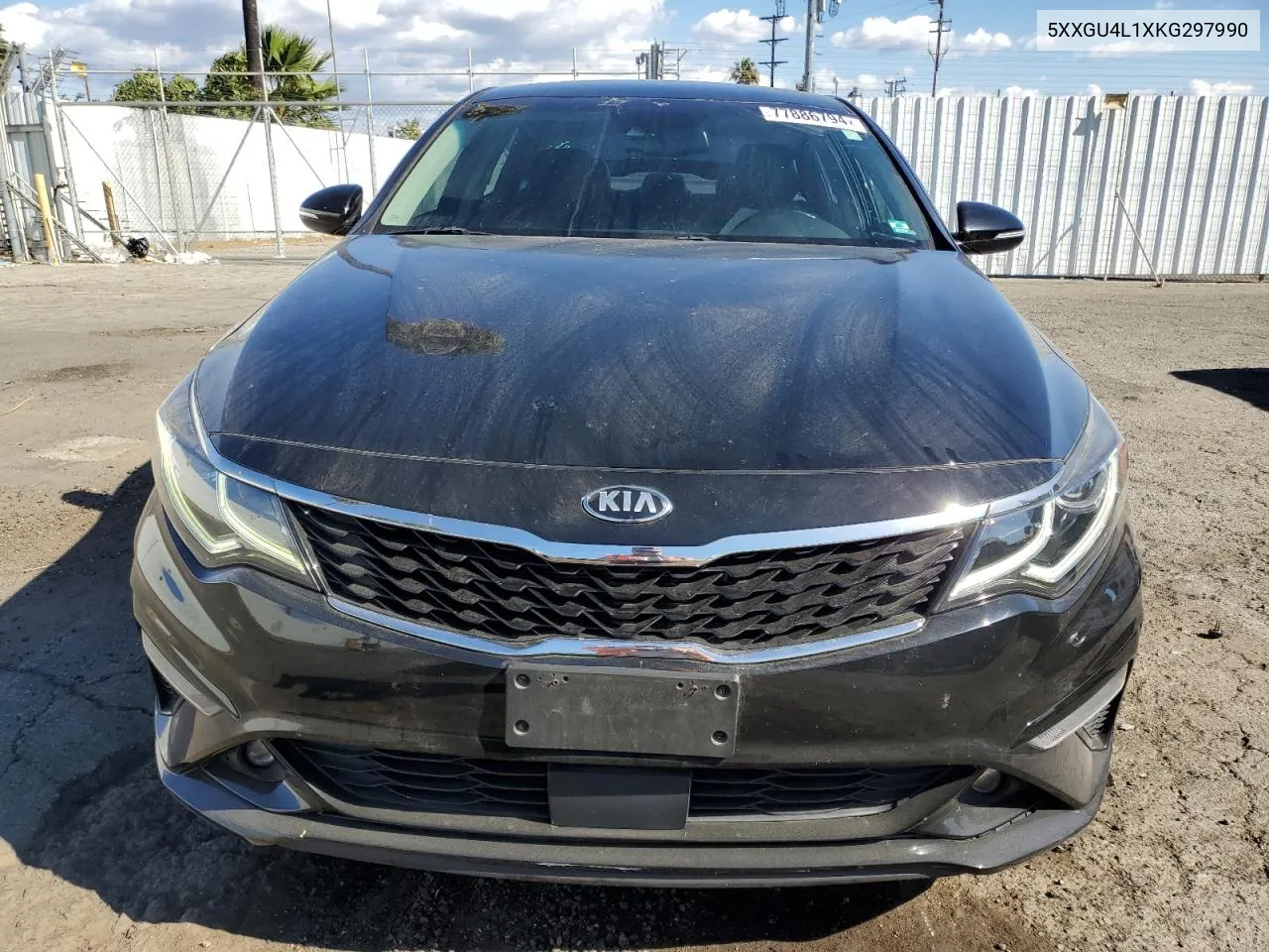 2019 Kia Optima Ex VIN: 5XXGU4L1XKG297990 Lot: 77886794