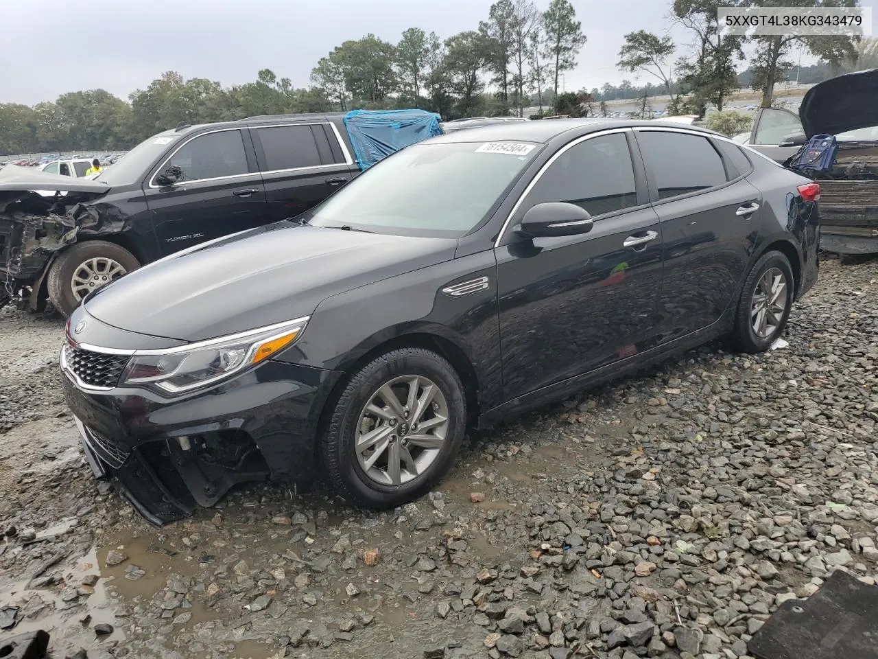 2019 Kia Optima Lx VIN: 5XXGT4L38KG343479 Lot: 78154504