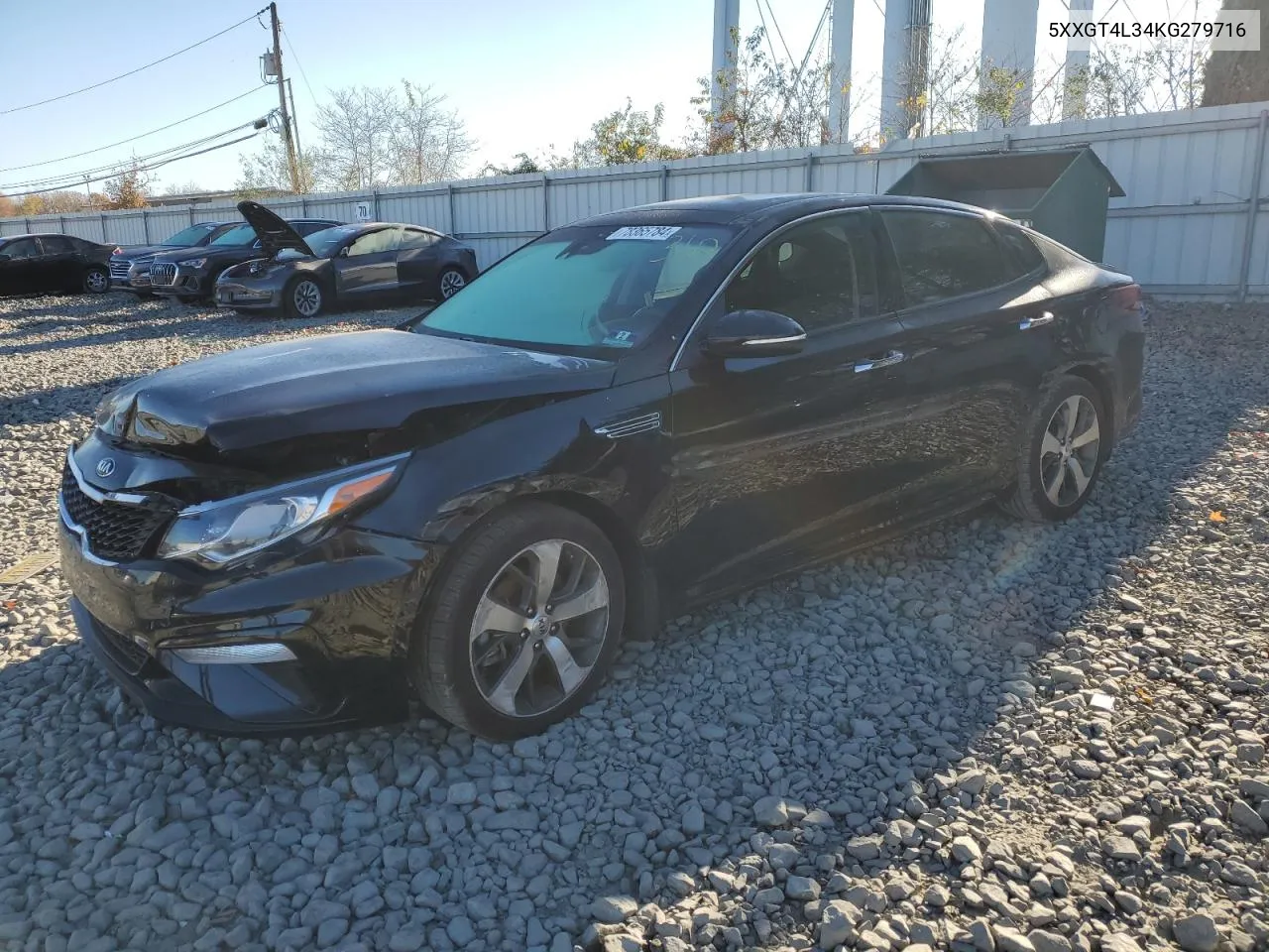 2019 Kia Optima Lx VIN: 5XXGT4L34KG279716 Lot: 78365784