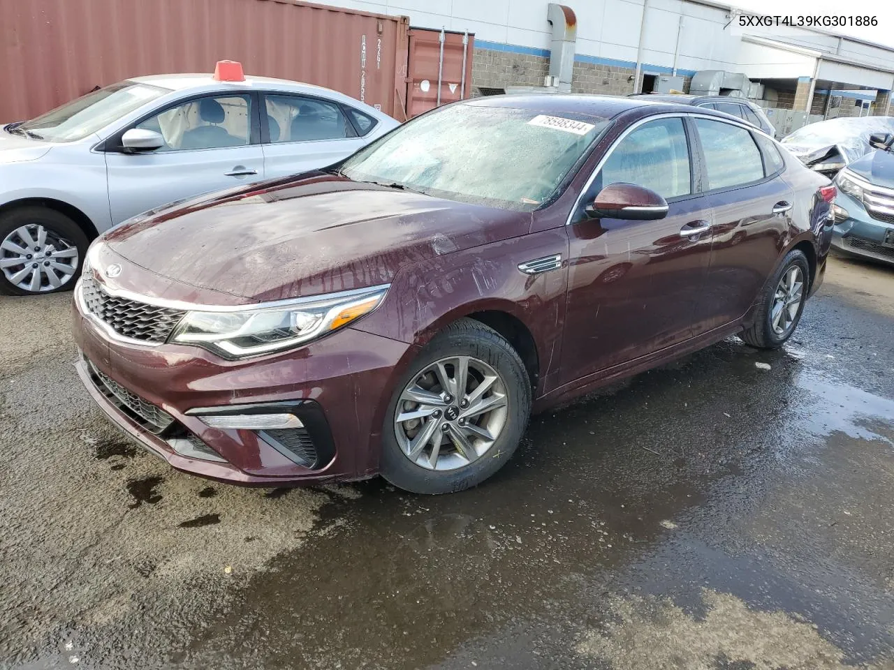 2019 Kia Optima Lx VIN: 5XXGT4L39KG301886 Lot: 78598344