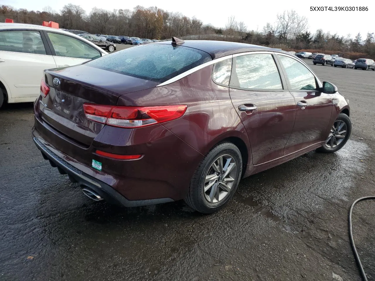 2019 Kia Optima Lx VIN: 5XXGT4L39KG301886 Lot: 78598344