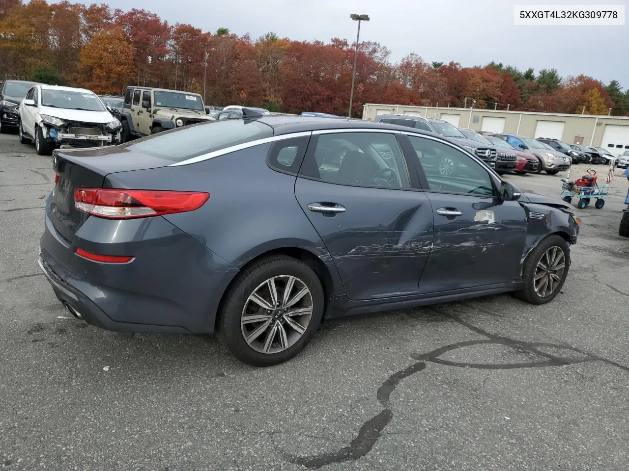 2019 Kia Optima Lx VIN: 5XXGT4L32KG309778 Lot: 78683264