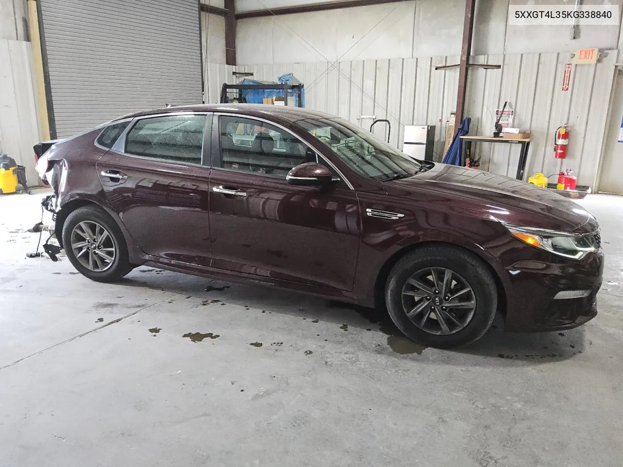 2019 Kia Optima Lx VIN: 5XXGT4L35KG338840 Lot: 78757054