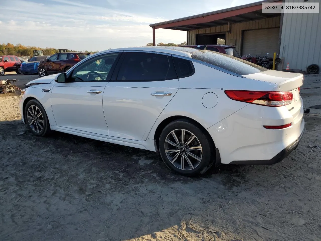 2019 Kia Optima Lx VIN: 5XXGT4L31KG335742 Lot: 78936654