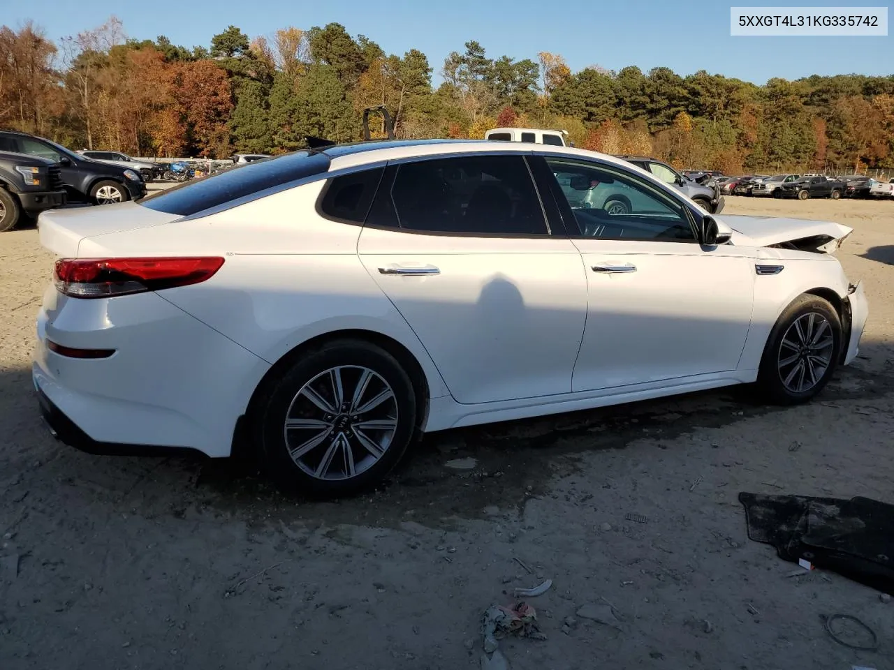 2019 Kia Optima Lx VIN: 5XXGT4L31KG335742 Lot: 78936654