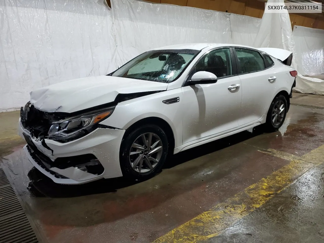 2019 Kia Optima Lx VIN: 5XXGT4L37KG311154 Lot: 79109294