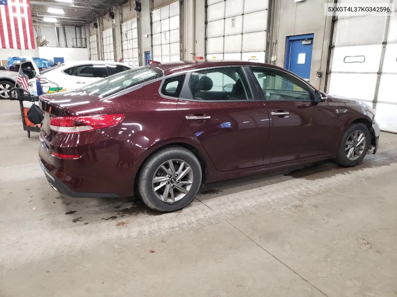 2019 Kia Optima Lx VIN: 5XXGT4L37KG342596 Lot: 79297274