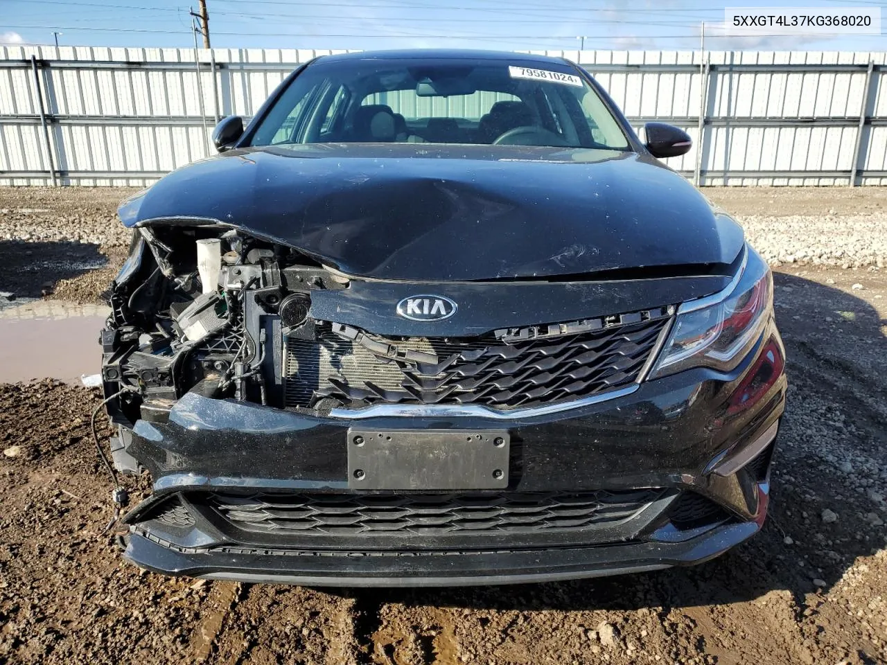 2019 Kia Optima Lx VIN: 5XXGT4L37KG368020 Lot: 79581024