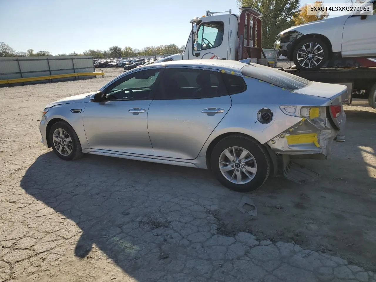 2019 Kia Optima Lx VIN: 5XXGT4L3XKG279963 Lot: 79678014