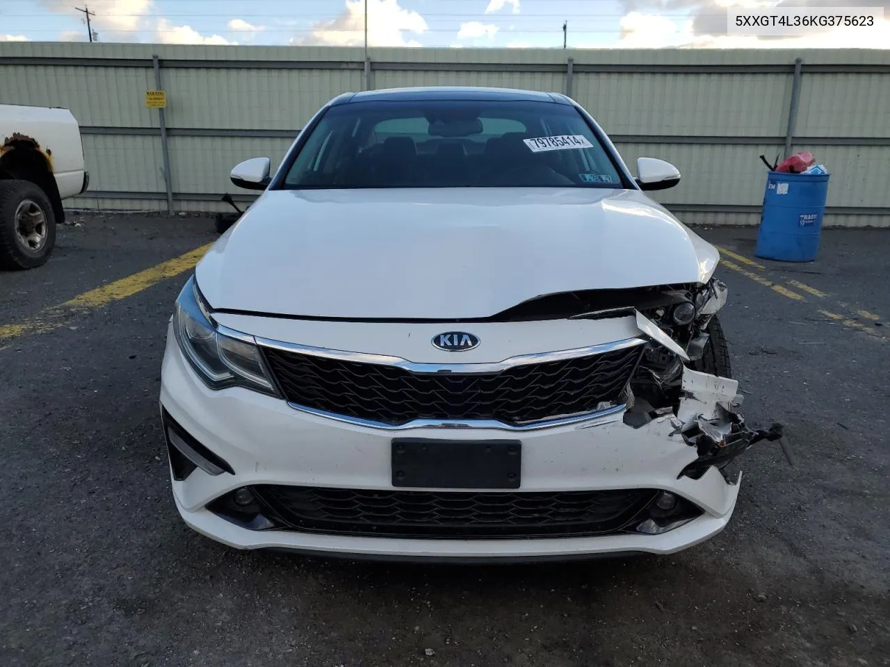 2019 Kia Optima Lx VIN: 5XXGT4L36KG375623 Lot: 79785414