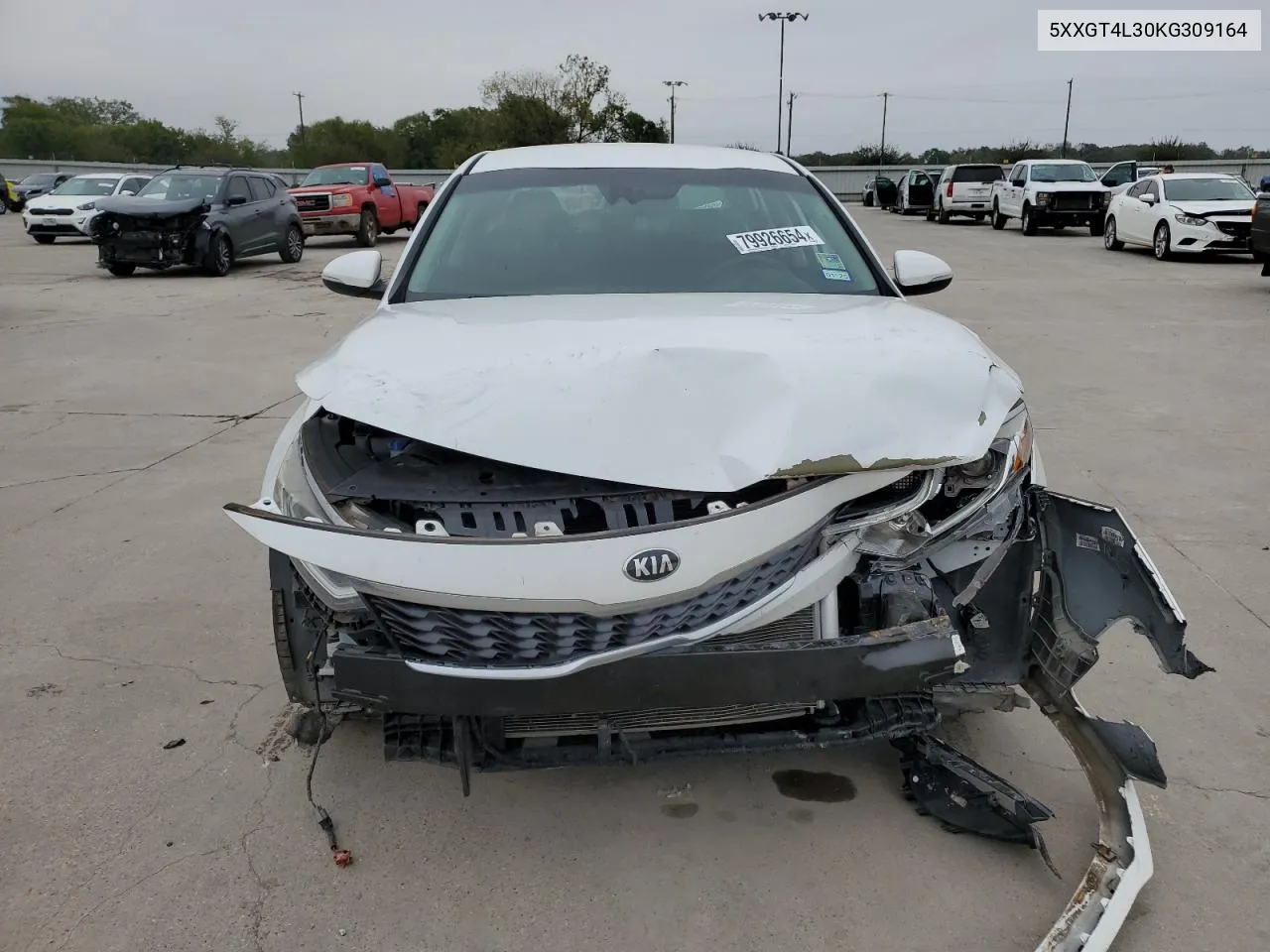 2019 Kia Optima Lx VIN: 5XXGT4L30KG309164 Lot: 79926654