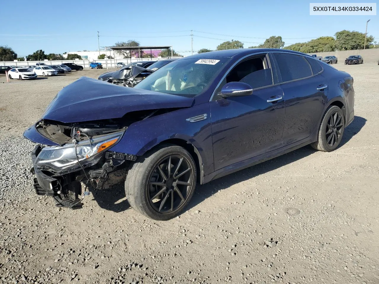 2019 Kia Optima Lx VIN: 5XXGT4L34KG334424 Lot: 79942994