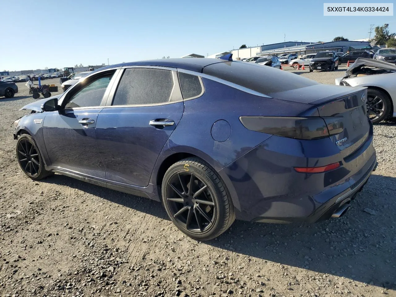 2019 Kia Optima Lx VIN: 5XXGT4L34KG334424 Lot: 79942994