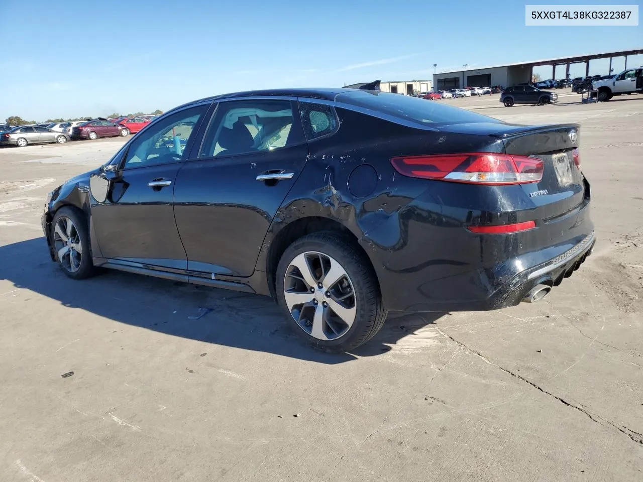 2019 Kia Optima Lx VIN: 5XXGT4L38KG322387 Lot: 80003164