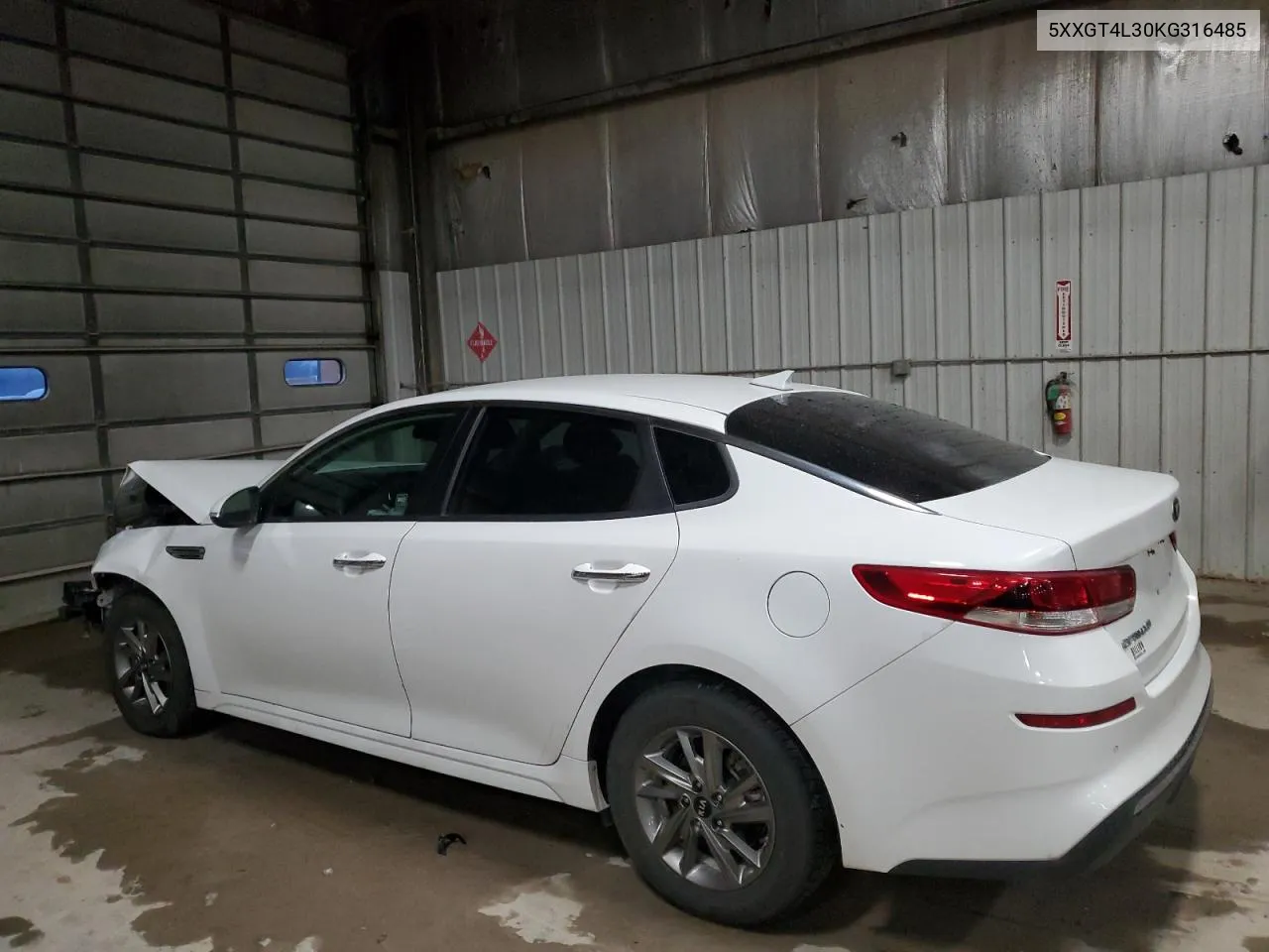 2019 Kia Optima Lx VIN: 5XXGT4L30KG316485 Lot: 80301234