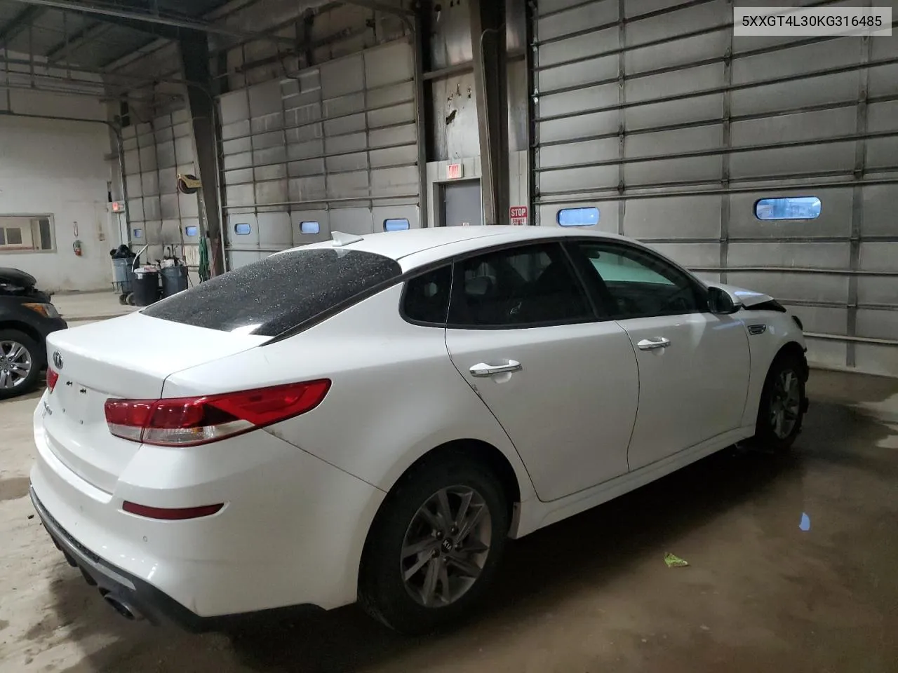 2019 Kia Optima Lx VIN: 5XXGT4L30KG316485 Lot: 80301234