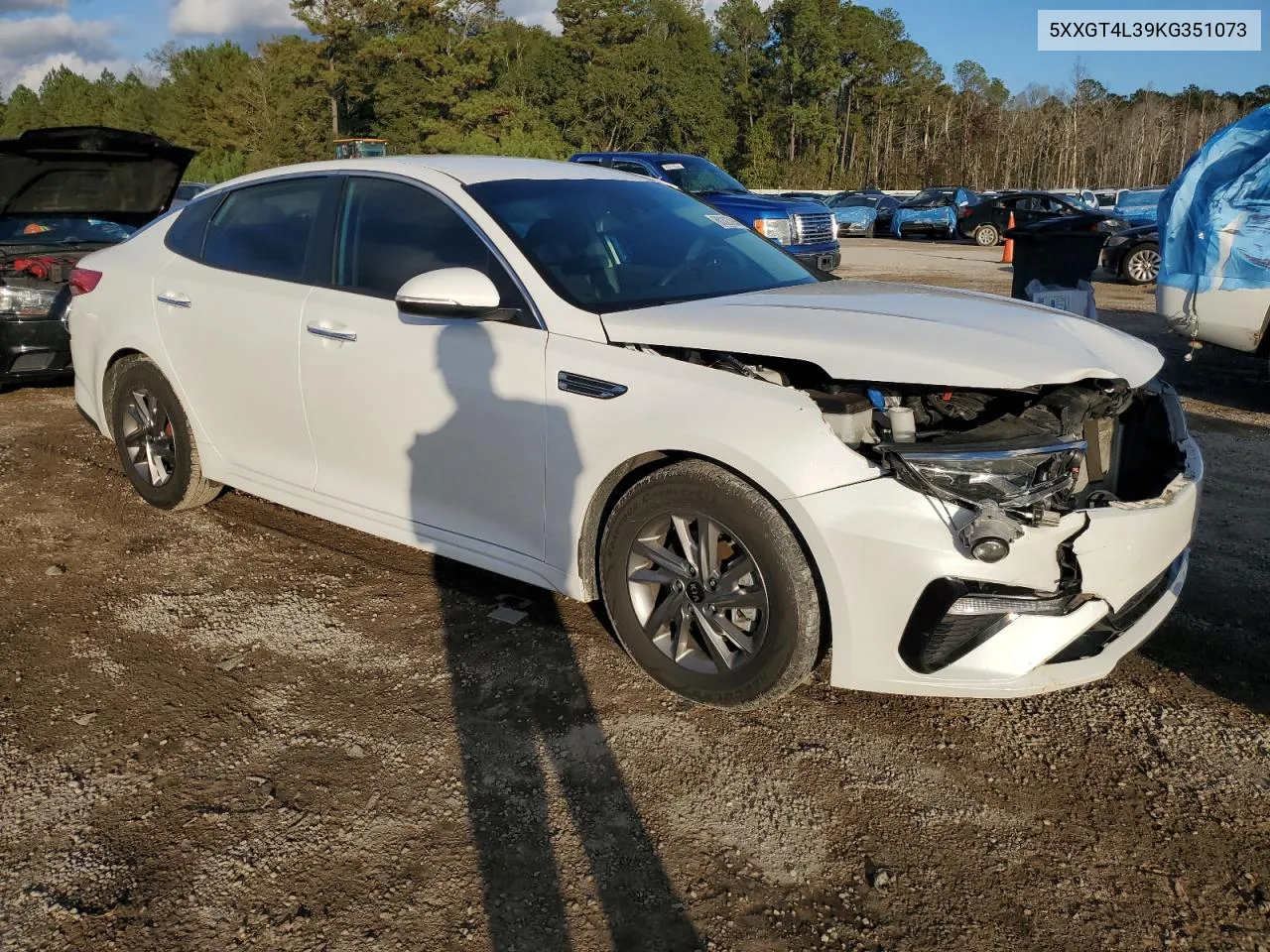 2019 Kia Optima Lx VIN: 5XXGT4L39KG351073 Lot: 80303934