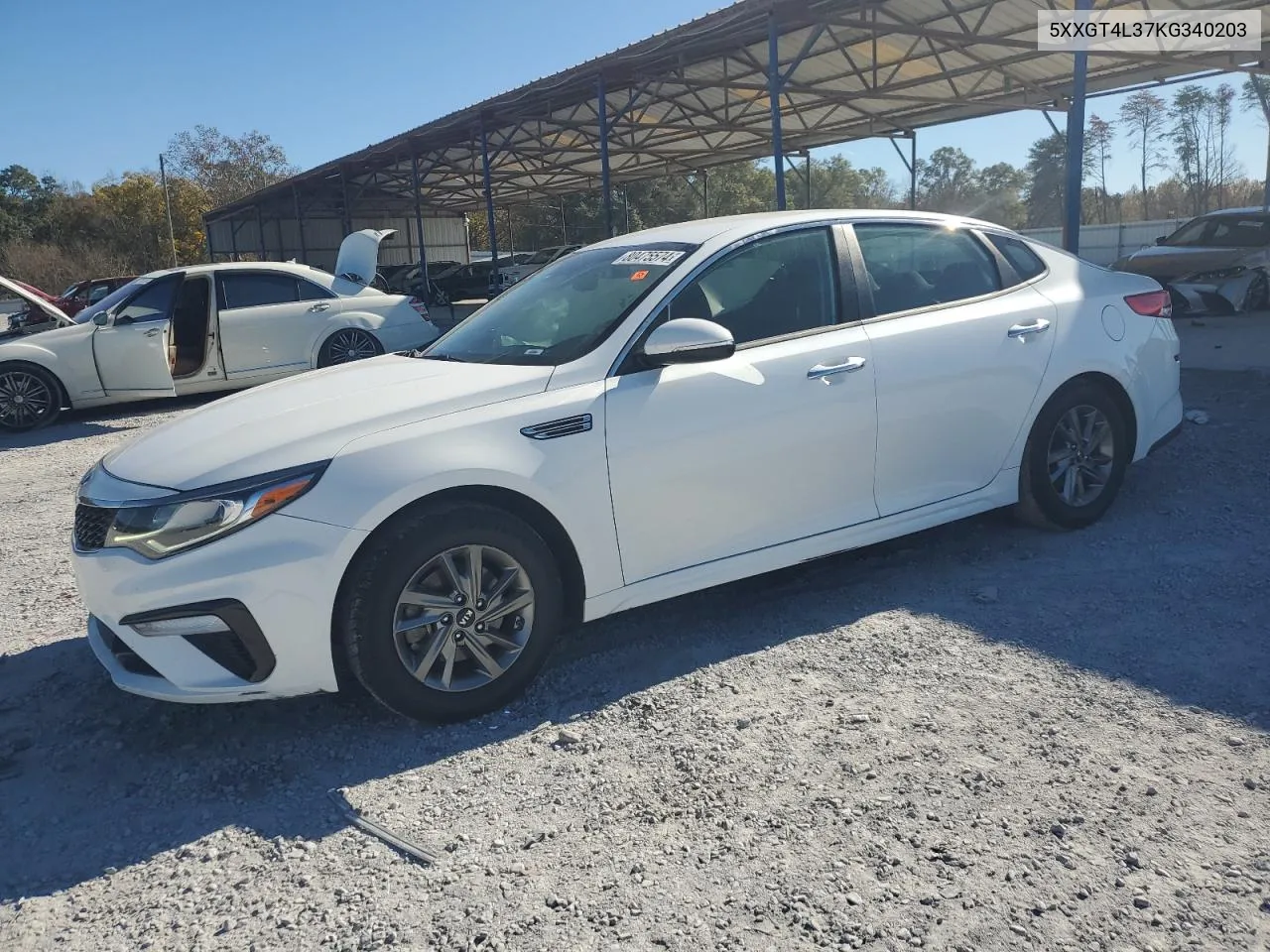 2019 Kia Optima Lx VIN: 5XXGT4L37KG340203 Lot: 80475574