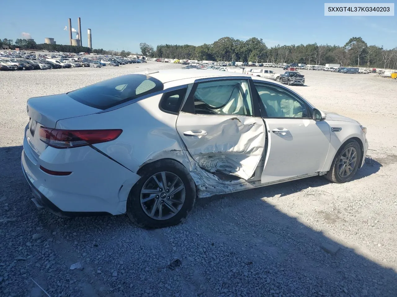 2019 Kia Optima Lx VIN: 5XXGT4L37KG340203 Lot: 80475574