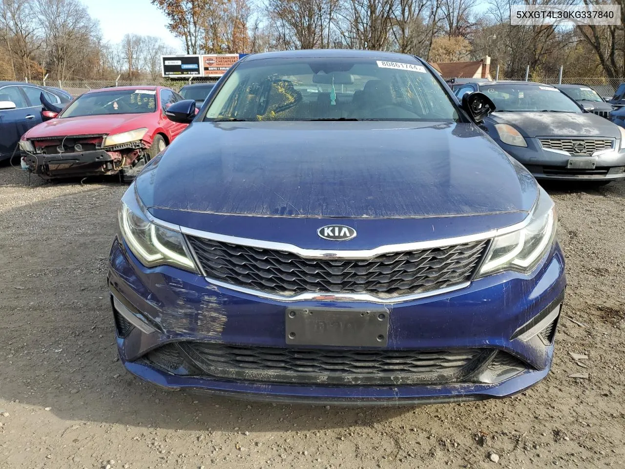 2019 Kia Optima Lx VIN: 5XXGT4L30KG337840 Lot: 80861744